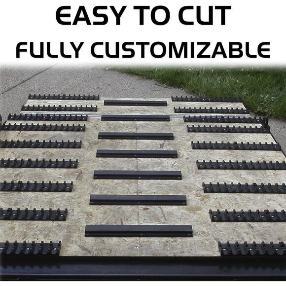 Caliber Grips 13200, Snowmobile Trailer Traction 6 piece 15" Kit Black - Picture 4 of 11